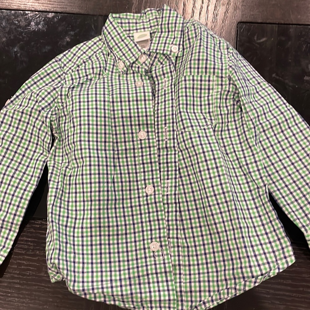 Little Me long sleeve polo dress shirt size 24mth